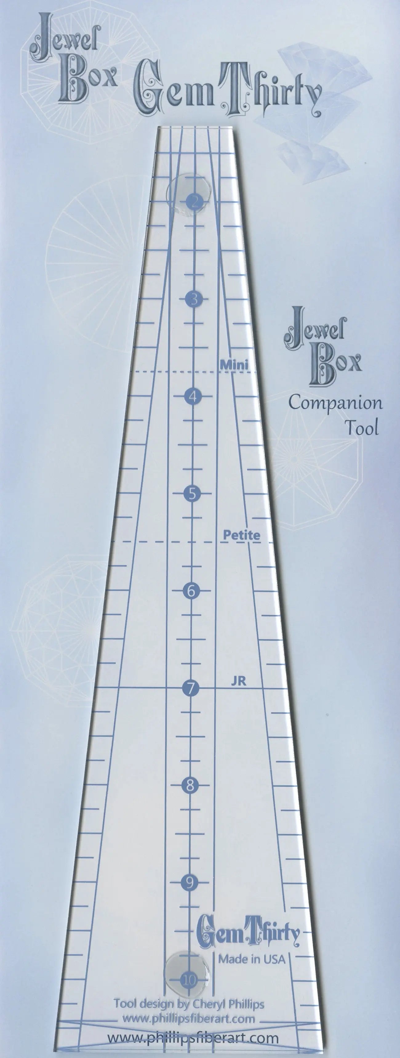 Gem 30 Ruler - Linda's Electric Quilters