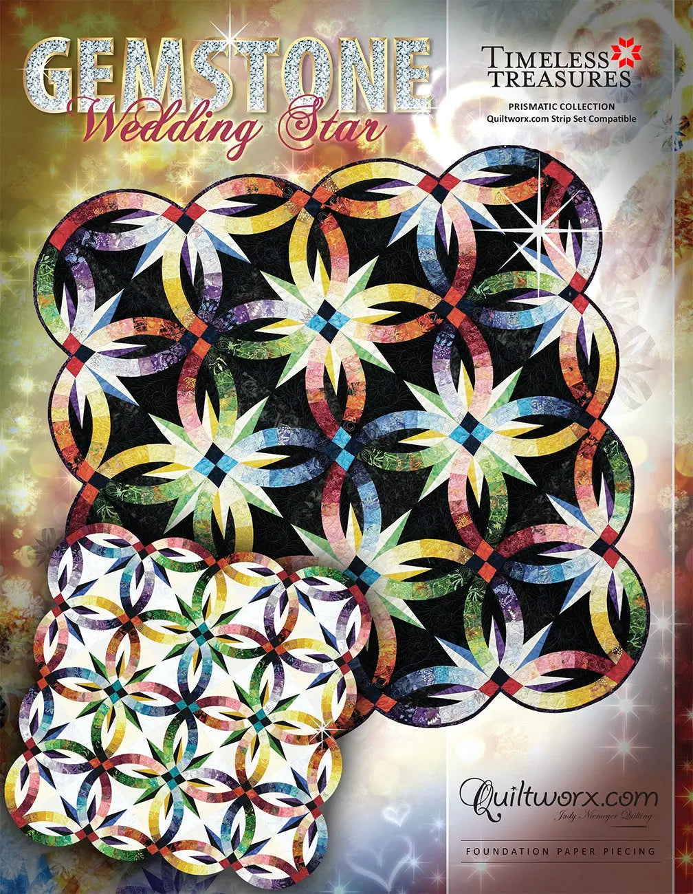 Gemstone Wedding Star - Linda's Electric Quilters