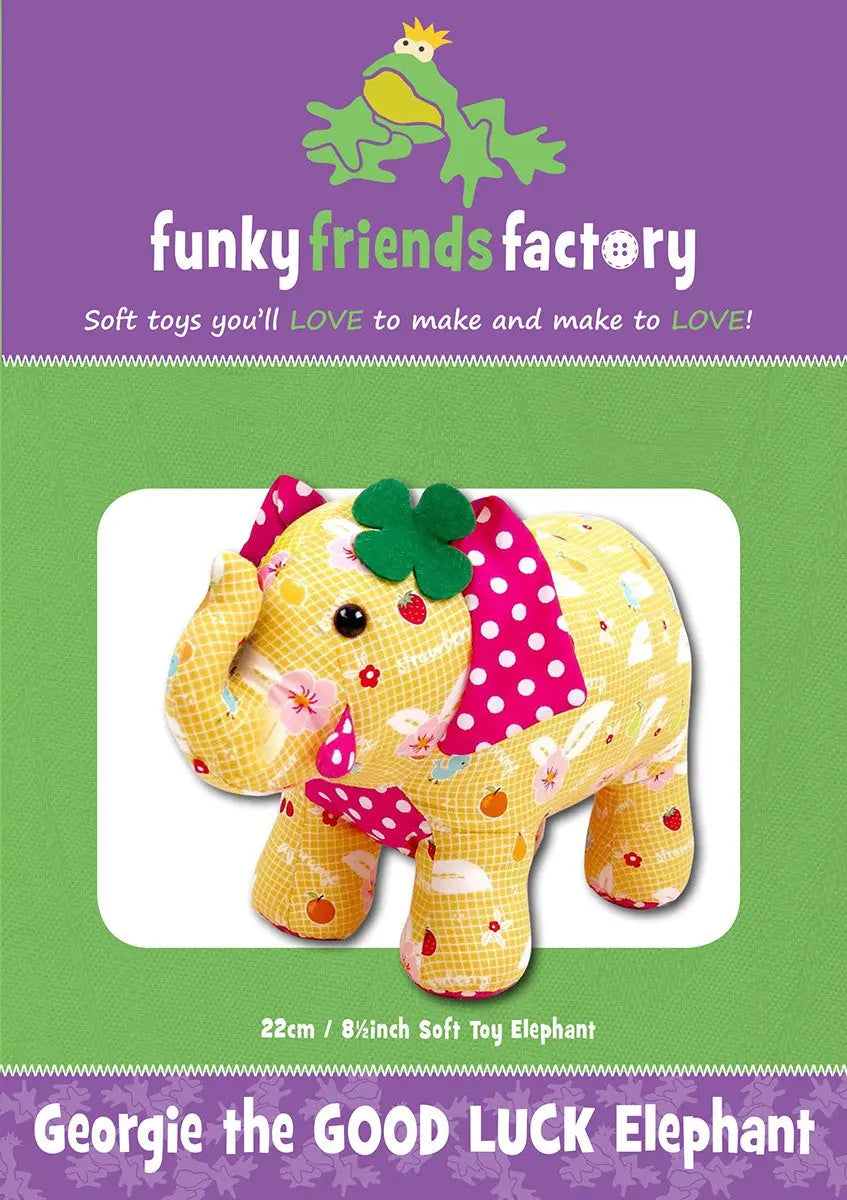 Georgie The Good Luck Elephant - Linda's Electric Quilters