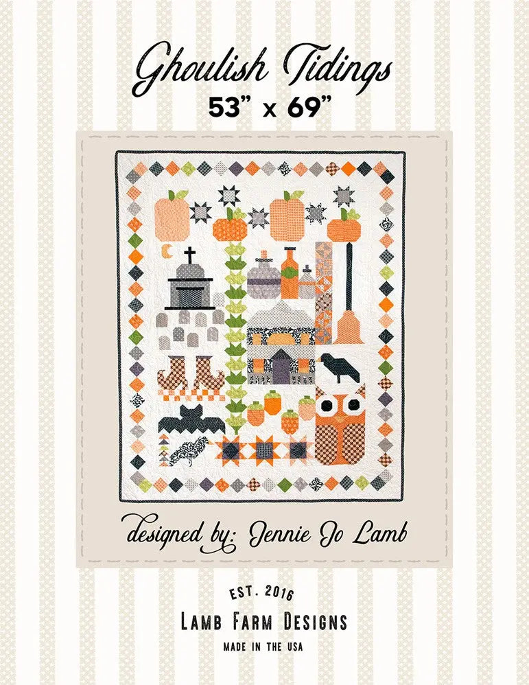 Ghoulish Tidings Book - Linda's Electric Quilters