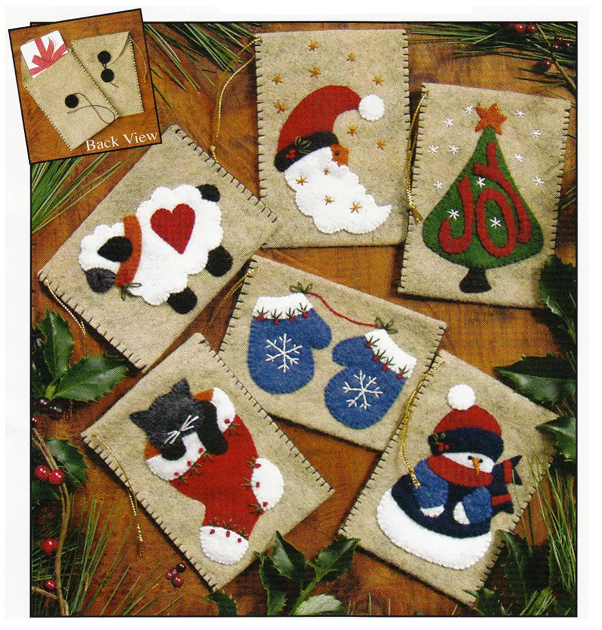 Gift Bag Ornaments Kit - Linda's Electric Quilters