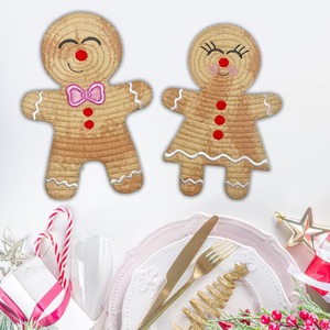 Gingerbread Trivets In the Hoop Machine Embroidery Designs Pickle Pie Designs