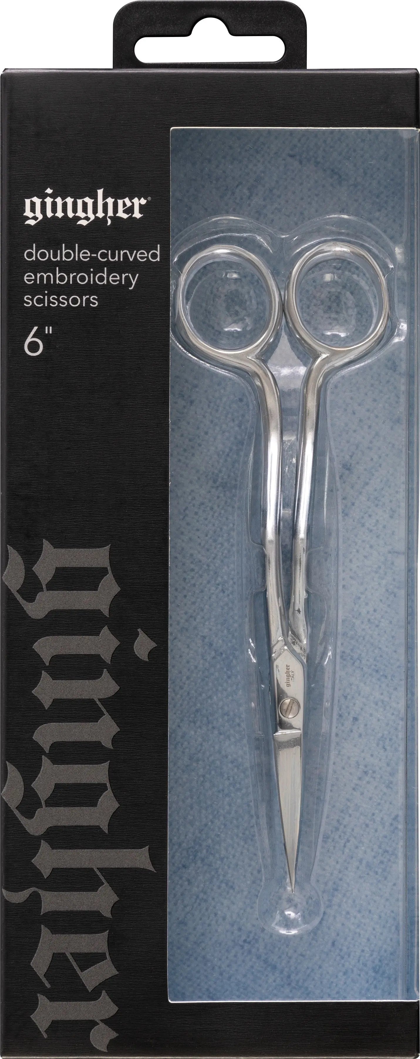 Gingher 6in Double Curved Embroidery Scissors - Linda's Electric Quilters