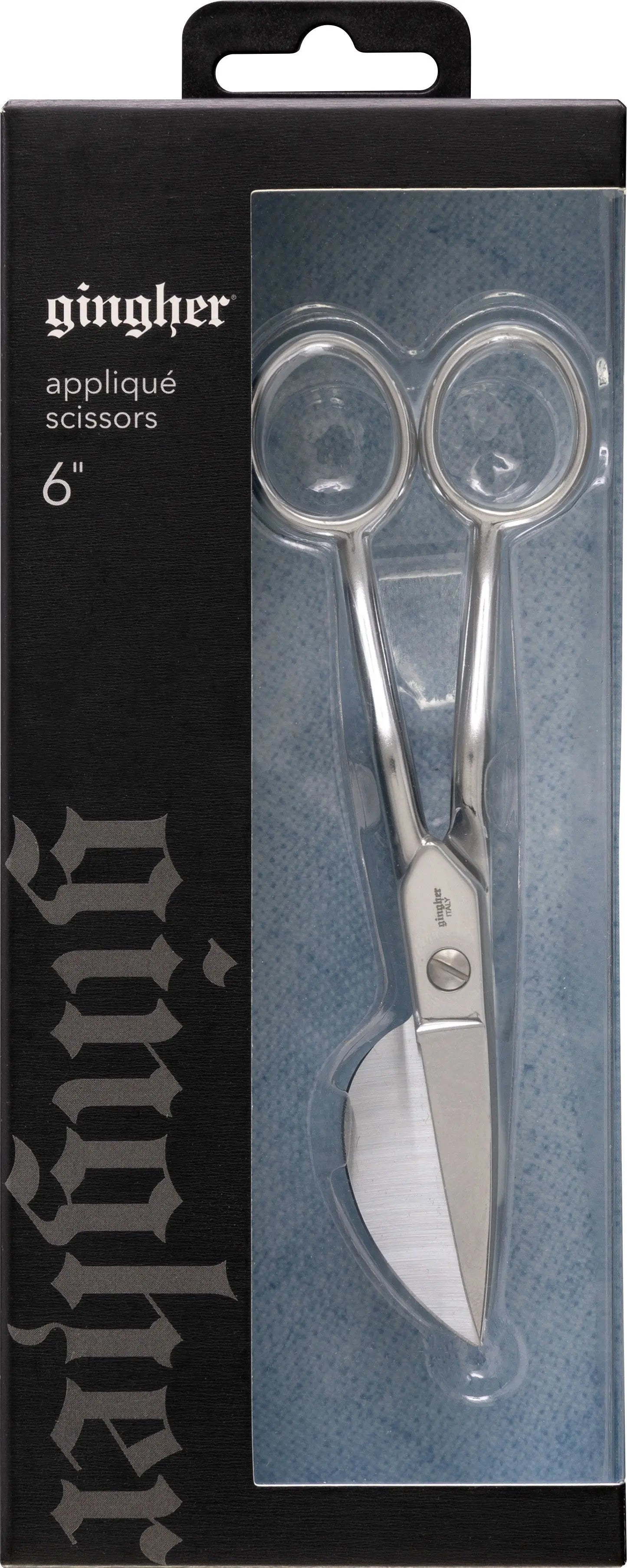 Gingher 6in Knife Edge Applique Scissor - Linda's Electric Quilters