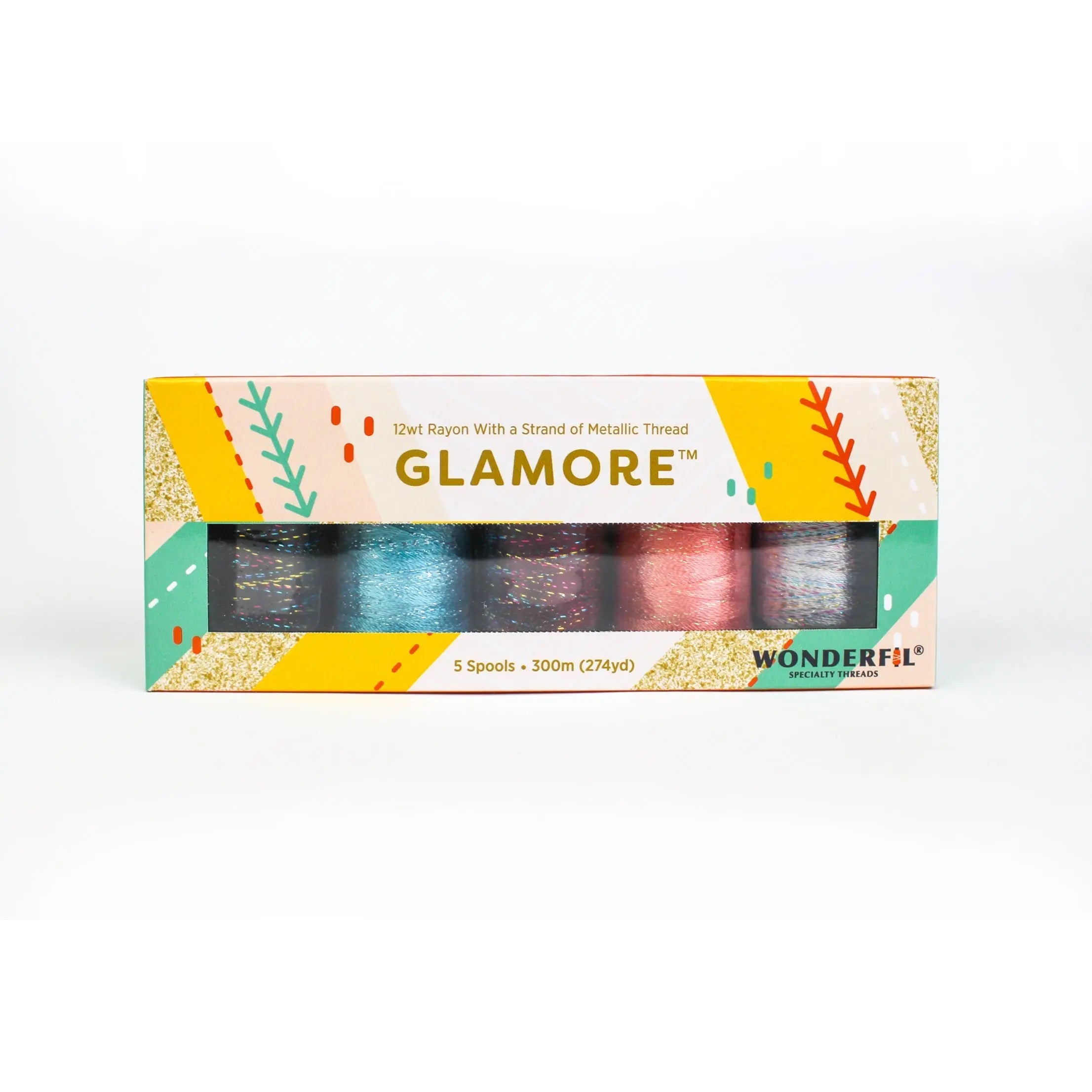 GlaMore™ 12wt Rayon and Metallic Thread - Packs WonderFil USA