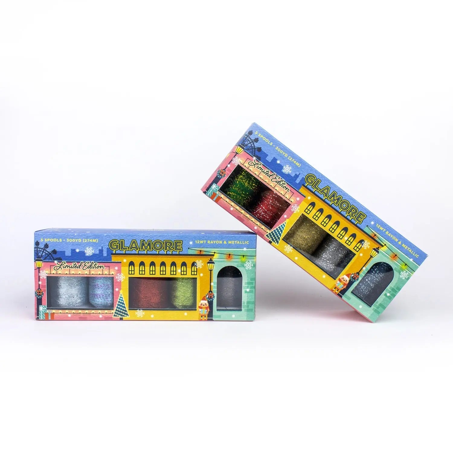 GlaMore™? 12wt Rayon & Metallic Holiday Pack WonderFil USA