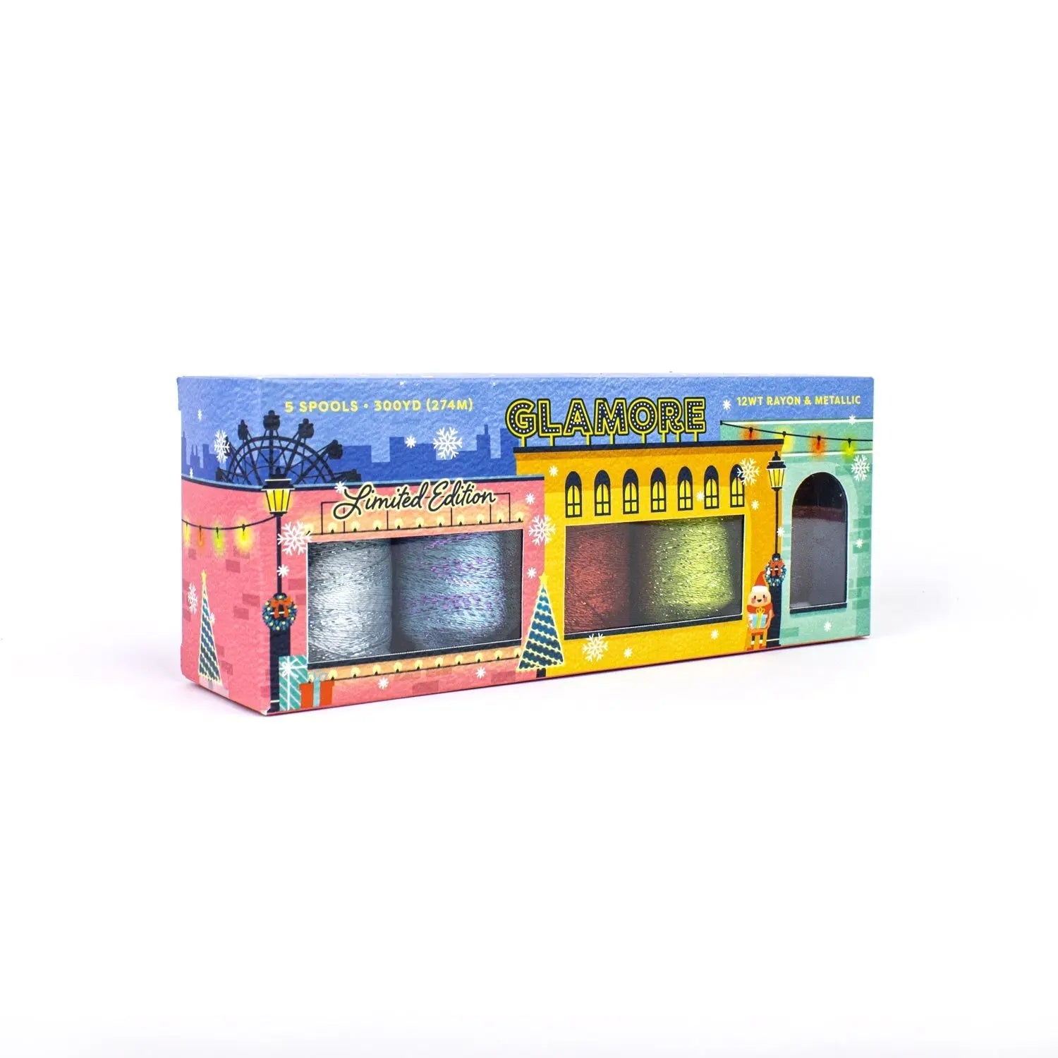 GlaMore™? 12wt Rayon & Metallic Holiday Pack WonderFil USA