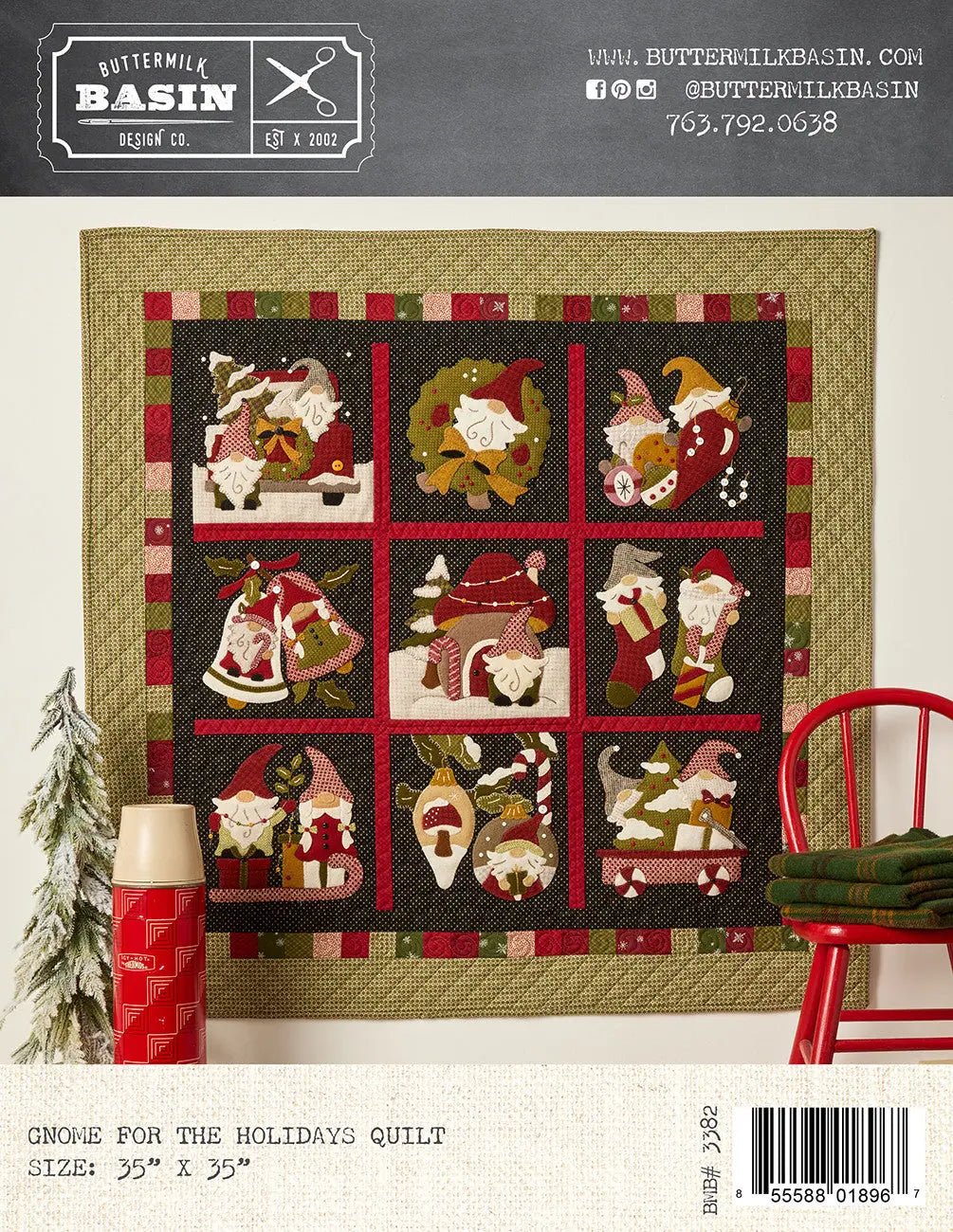 Gnome for the Holidays Quilt - Linda's Electric Quilters