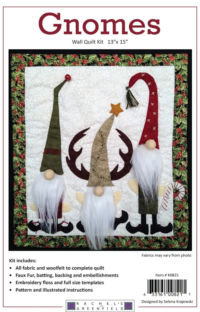 Gnomes Quilt Kit - Linda's Electric Quilters