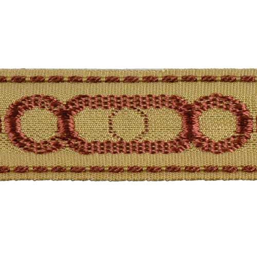 Godiva Collection - 1 1/2" width-CIRCLE PATTERN BRAID-BR-7097-88/61