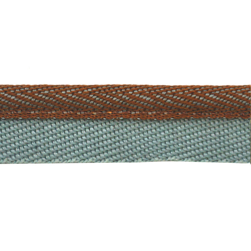 Godiva Collection - 1/4" Width PIPING CORD with LIP (50 Yard Roll) - BC-10098-33/28 Turquoise and Beige