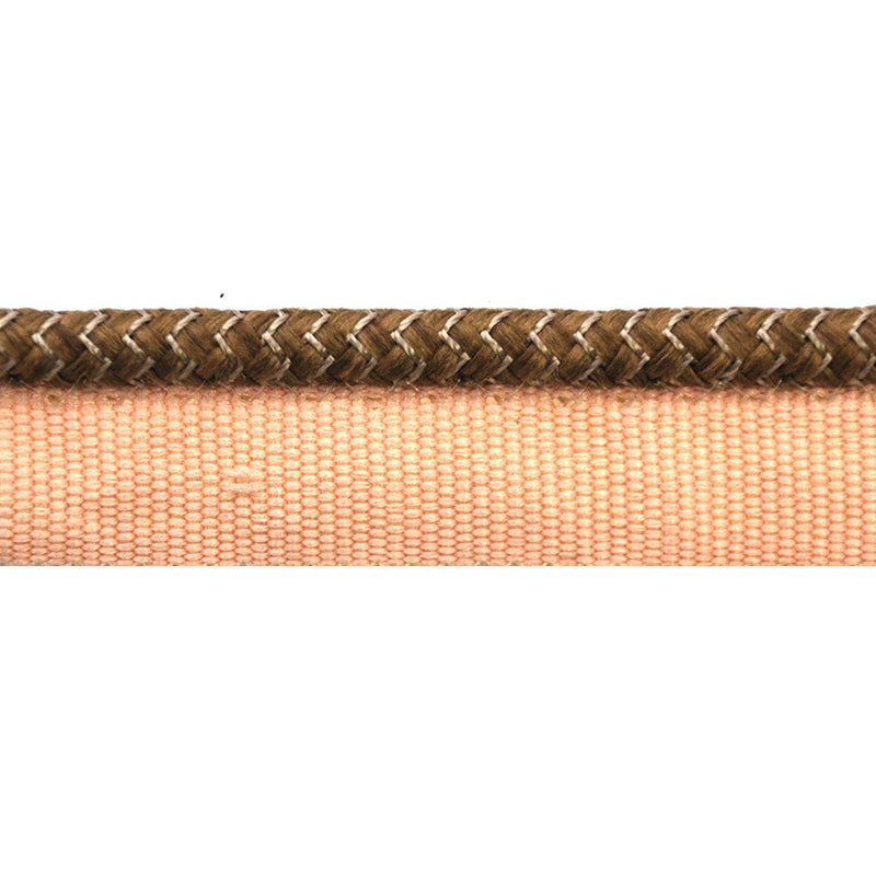 Godiva Collection - 1/4" Width PIPING CORD with LIP (50 Yard Roll) - BC-10099-82/28 Taupe and Beige
