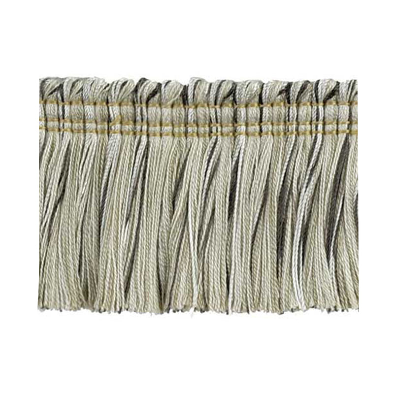 Godiva Collection - 2" Width BRUSH FRINGE (25 Yard Roll) - BF-4097-28/66 Beige and Chocolate
