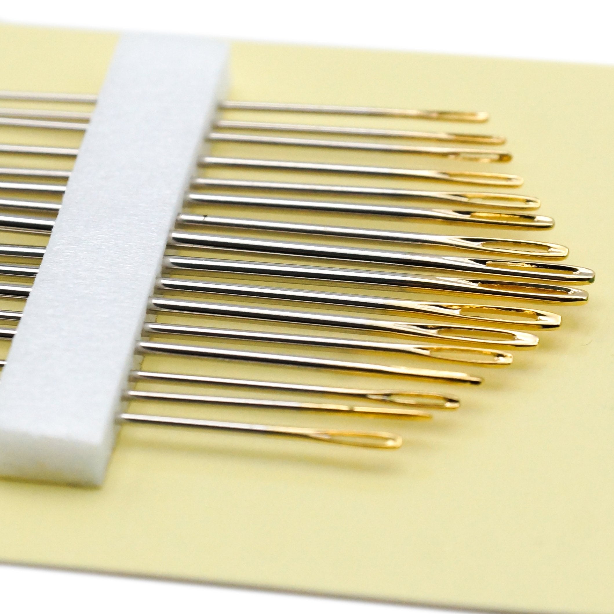 Gold Eye Embroidery Needles (No. 3-9)