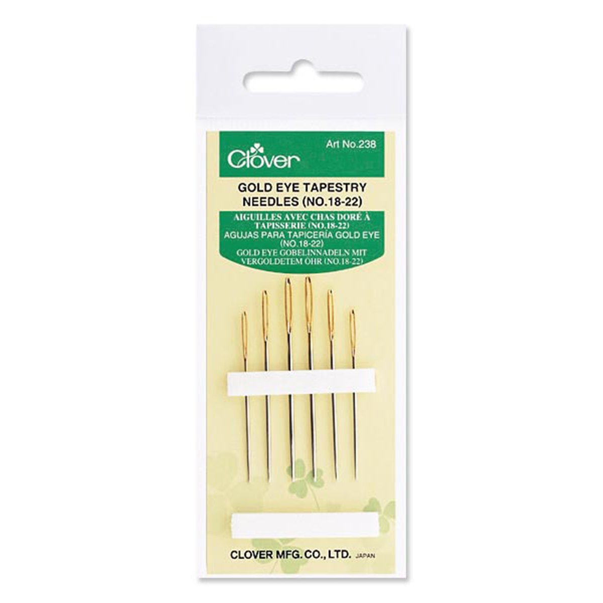 Gold Eye Tapestry Needle (No. 18-22)