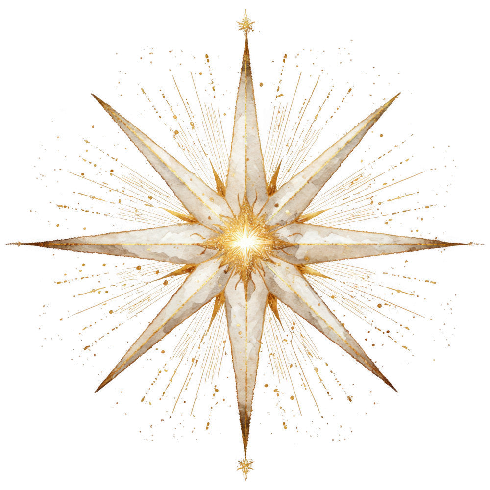 Gold Nativity Fabric Panel 3