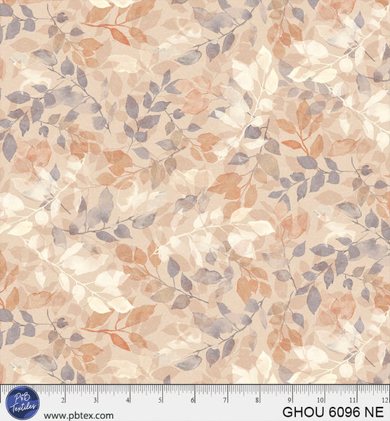 Golden Hour Natural Allover Vines Cotton 44”/45” Fabric Per Yard