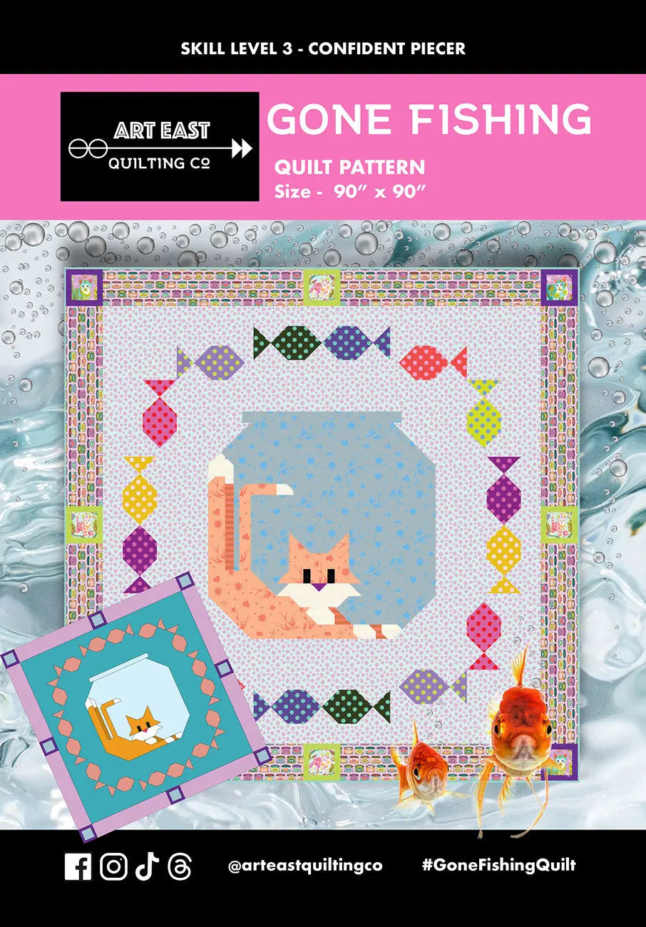 Gone Fishing Quilt Pattern - Linda's Electric Quilters
