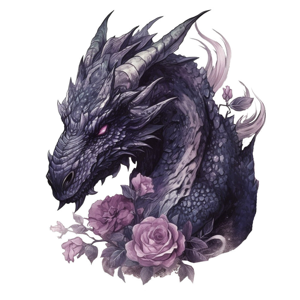 Gothic Dragons Fabric Panel 1