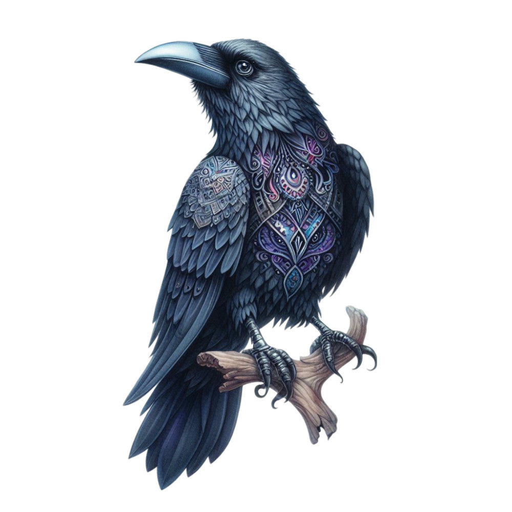 Gothic Raven Fabric Panel 17