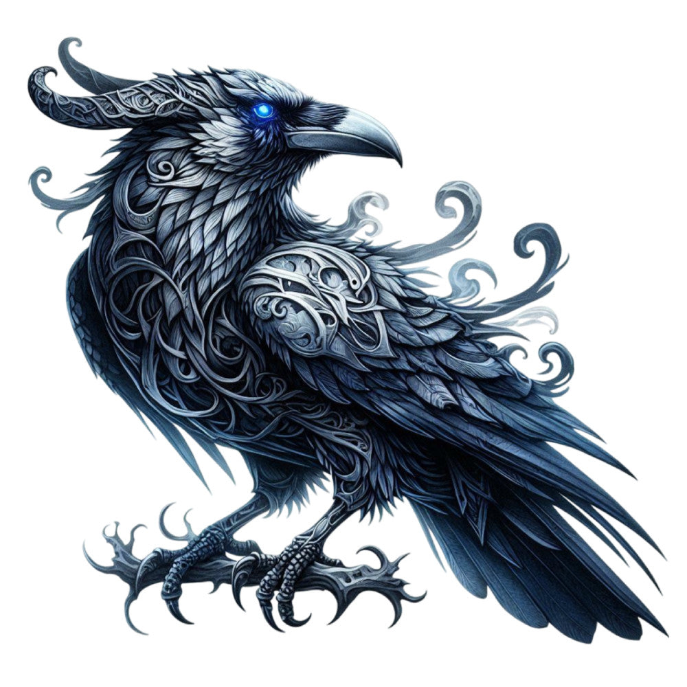 Gothic Raven Fabric Panel 21