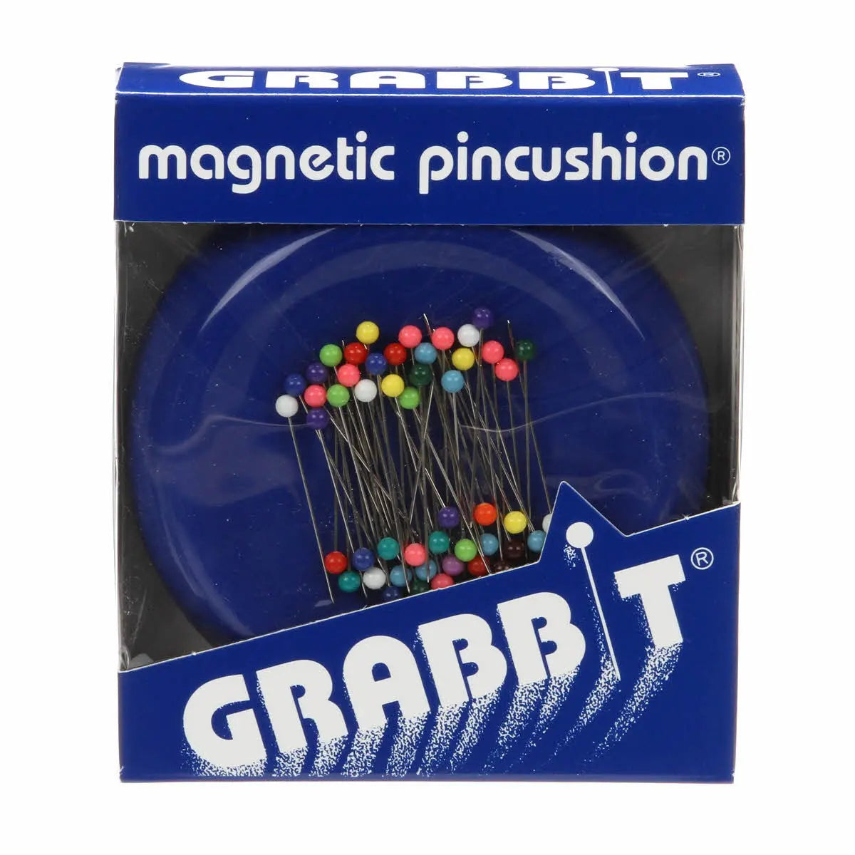 Grabbit Magnetic Pincushion Blue - Linda's Electric Quilters