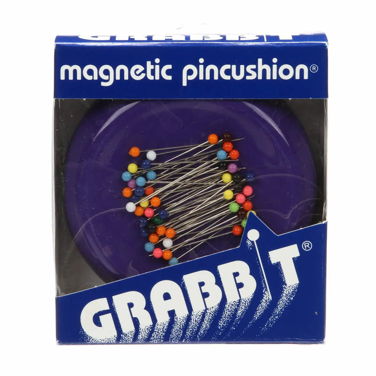 Grabbit Magnetic Pincushion Purple - Linda's Electric Quilters