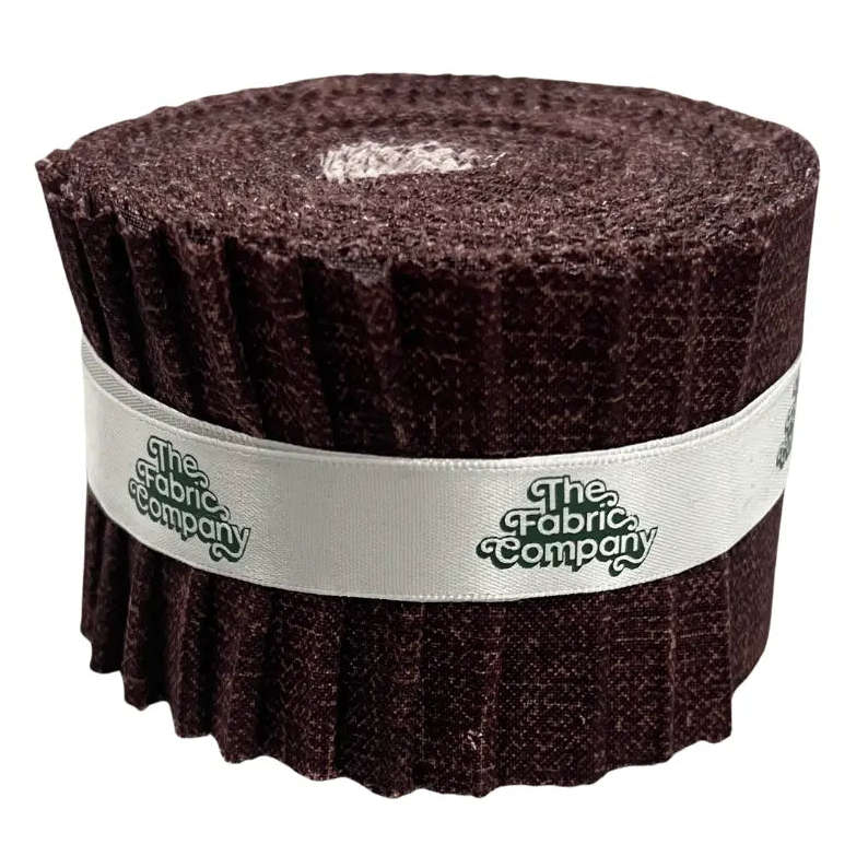 Brown Grain of Color - 2.5" Roll - Chocolate (20 cuts)