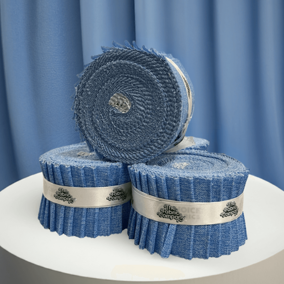 Blue Grain of Color - 2.5" Roll - Light Blue (20 cuts)