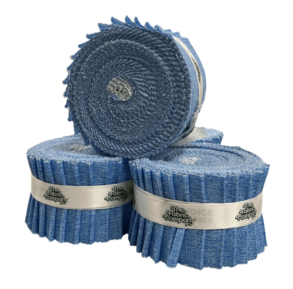 Blue Grain of Color - 2.5" Roll - Light Blue (20 cuts)