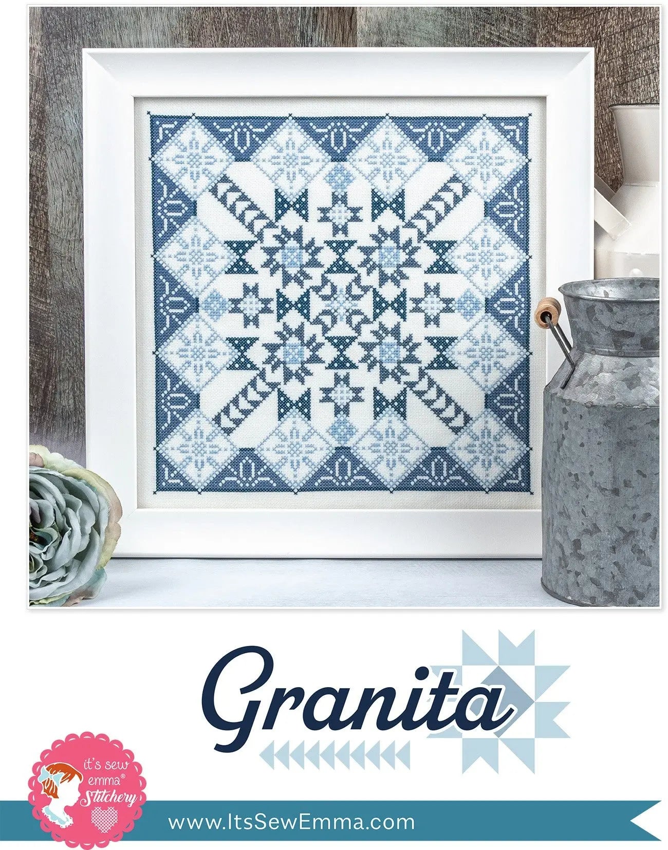 Granita Cross Stitch Pattern - Linda's Electric Quilters