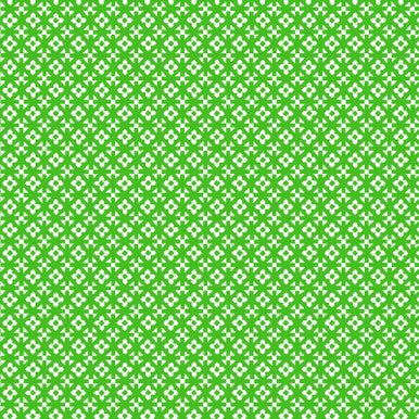 Grass Green Lattice Colorblock Party 43/44" Cotton Fabric Per Yard