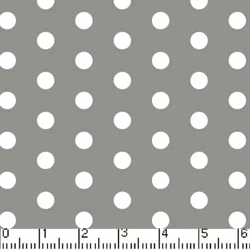 Gray Little Dot 45" wide Fabric per yard