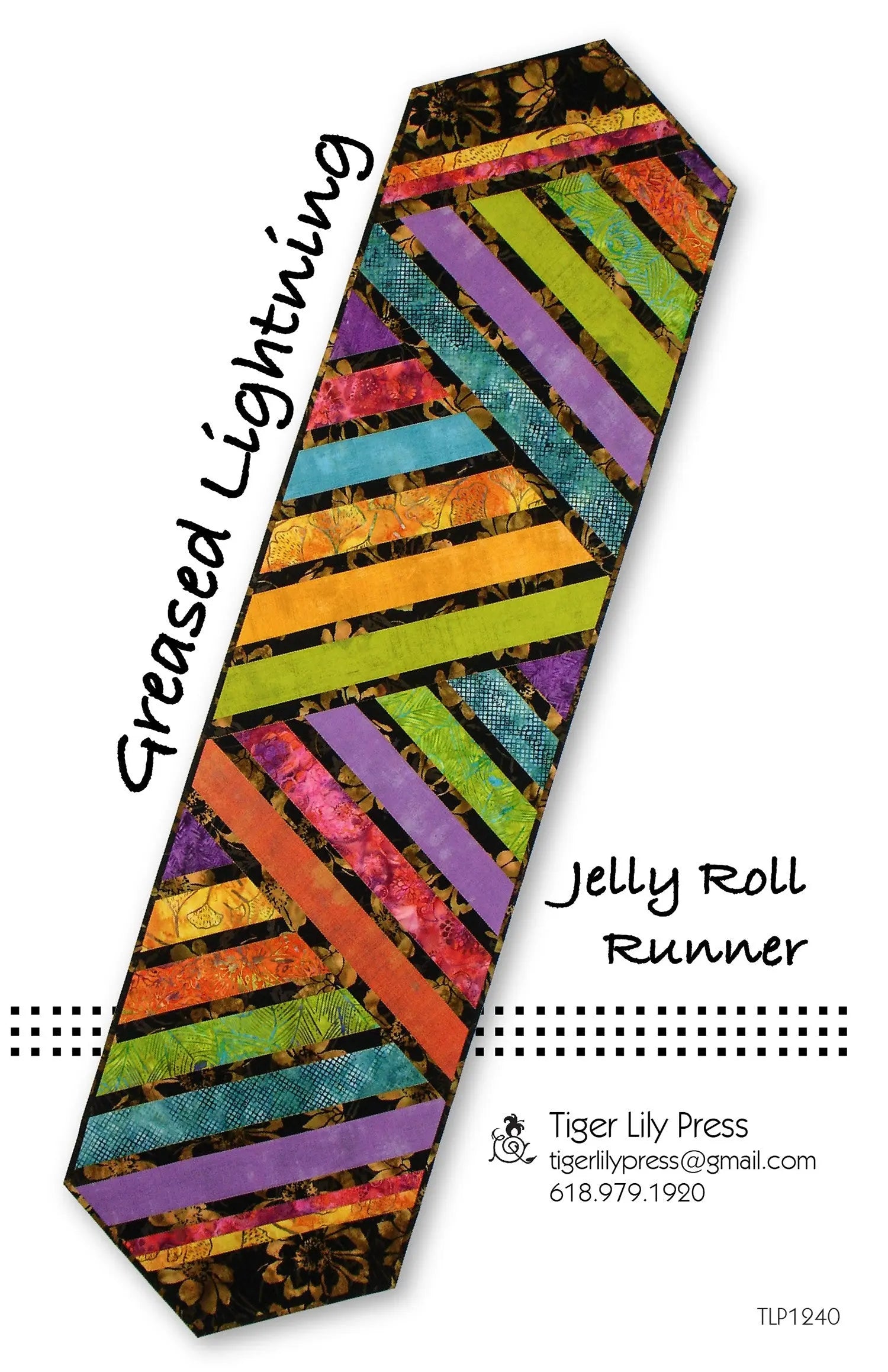 Greased Lightning Jelly Roll Runner - Linda's Electric Quilters