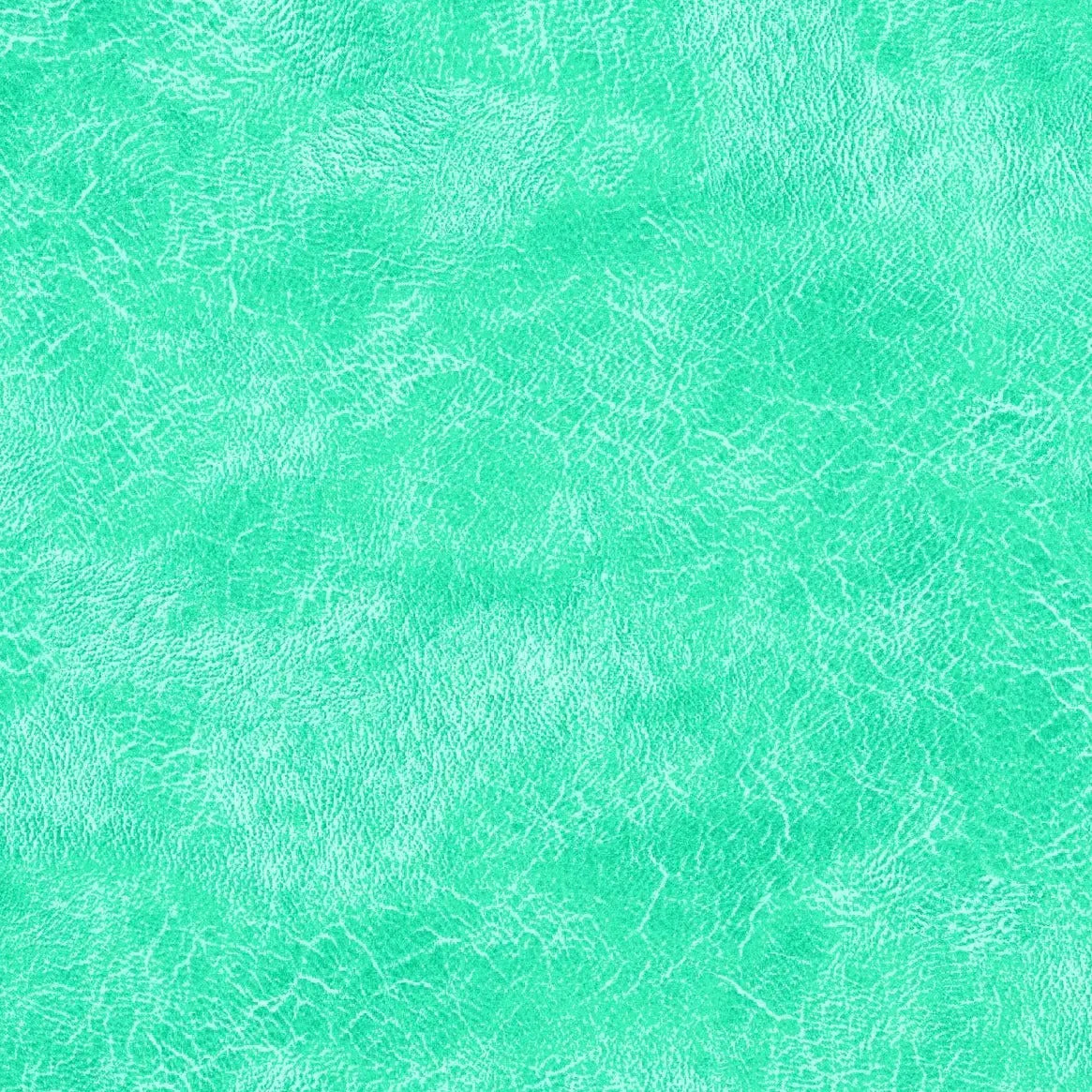 Green Aqua Crackles Cotton Wideback Fabric ( 1 yard pack )