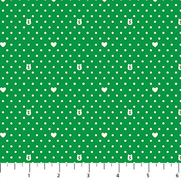 Green Coral Dot Blender Squishmallows Cotton 44"/45" Fabric Per Yard