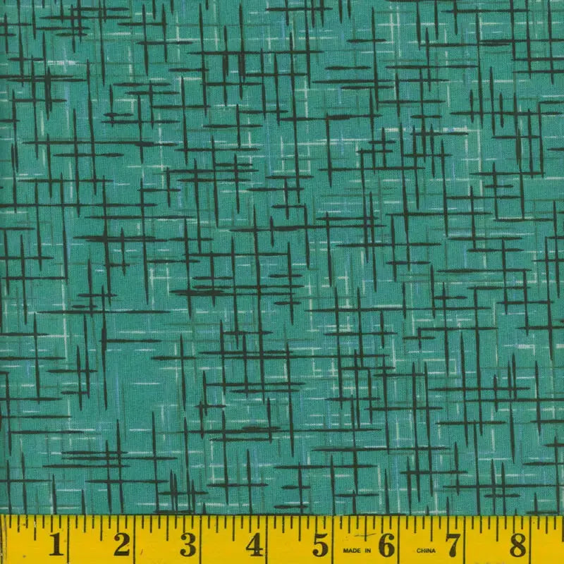 Green Dusty Turqupise Cotton Wideback Fabric per yard Mook Fabrics