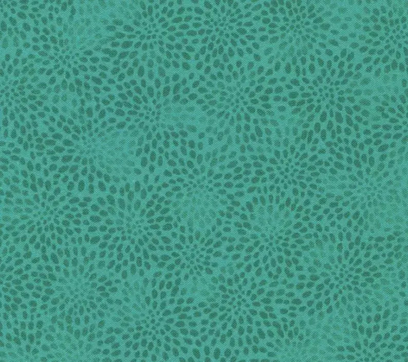 Green Fusions Peacock Cotton Wideback Fabric Per Yard Robert Kaufman Fabrics