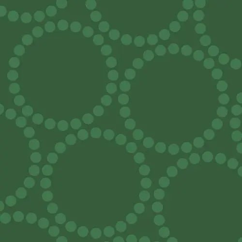 Green Pine Pearl Bracelet Cotton Wideback Fabric Per Yard