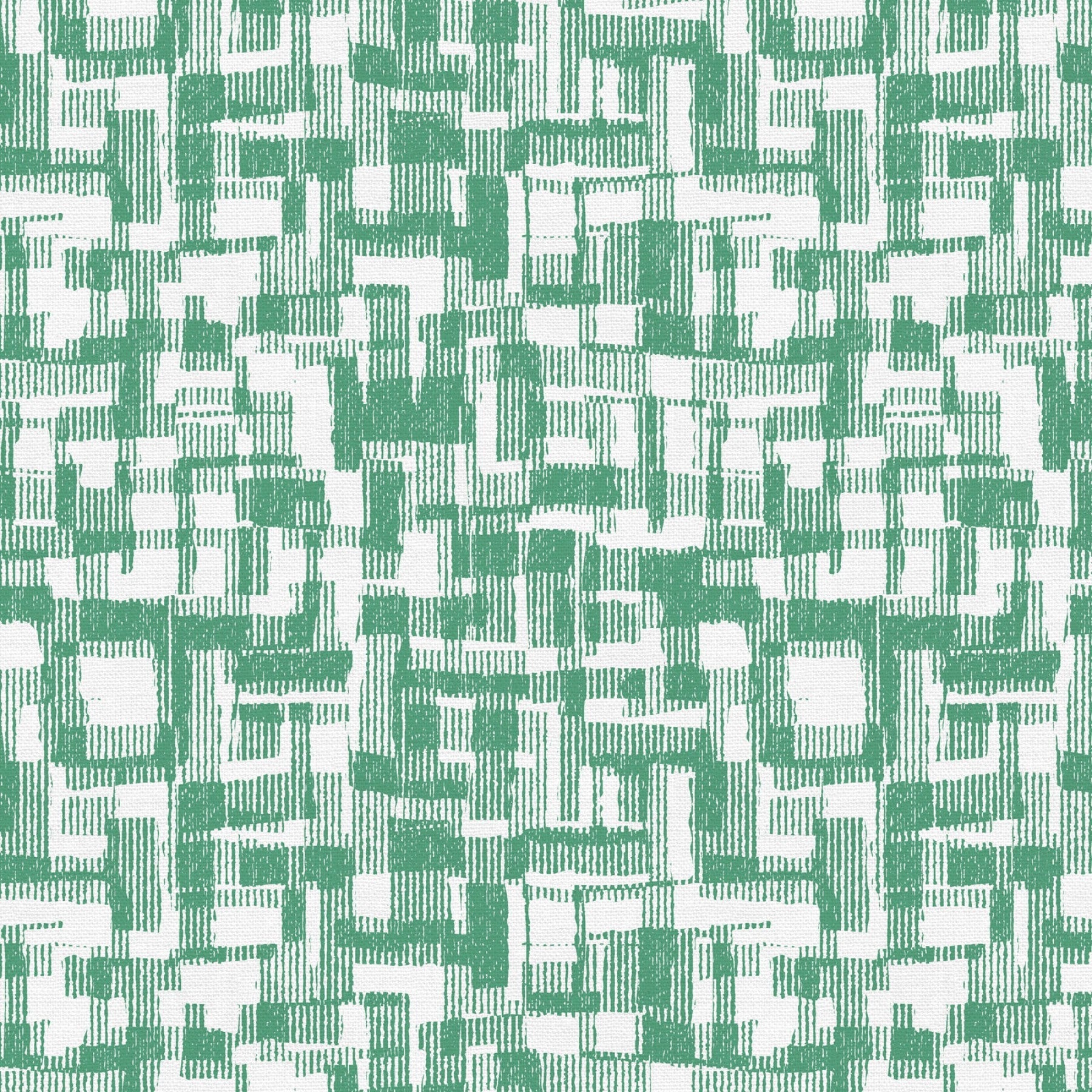 Green Sea Green Barcodes Cotton Wideback Fabric