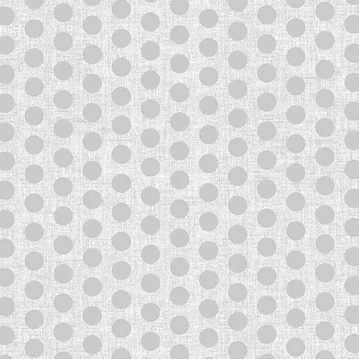 Grey Linen Dot Cloud Cotton Wideback Fabric per yard - Linda's Electric Quilters