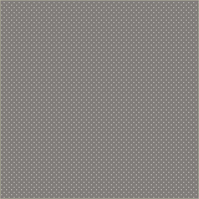 Grey Verona Dots Cotton 44/45 Fabric Per Yard