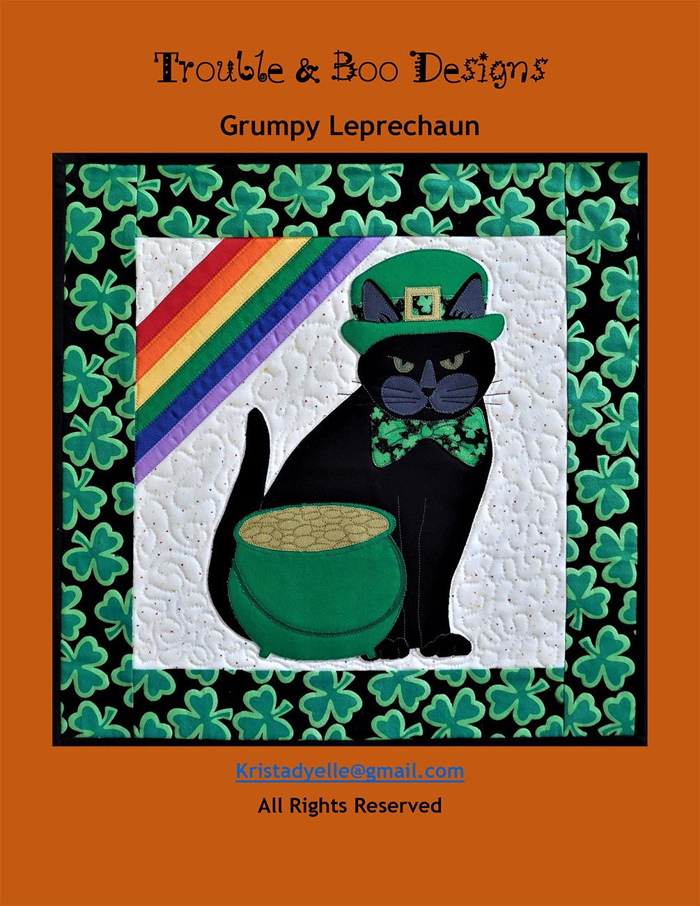 Grumpy Leprechaun - Linda's Electric Quilters