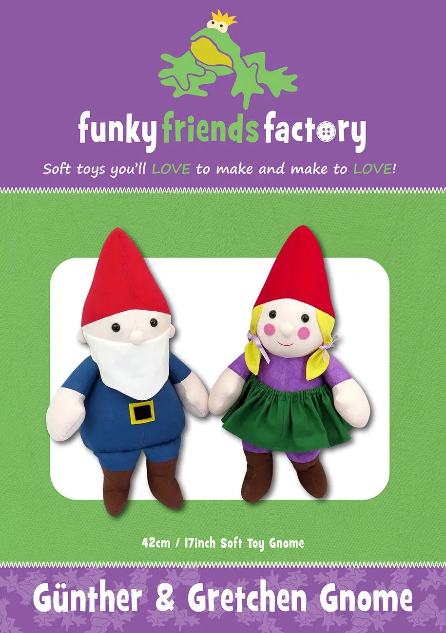 Günther and Gretchen Gnome - Linda's Electric Quilters