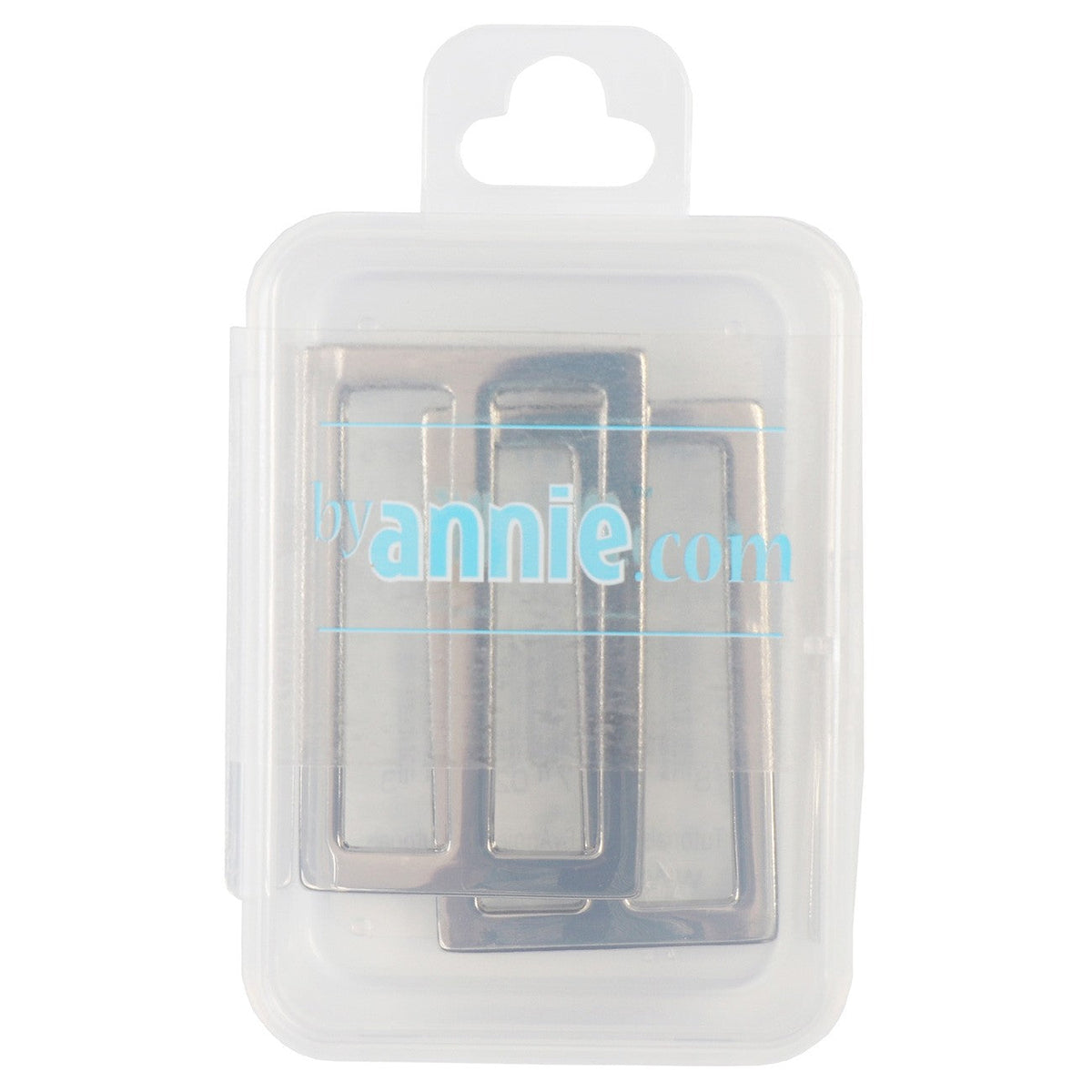 byAnnie Slider Widemouth 1-1/2in Nickel Set of Two