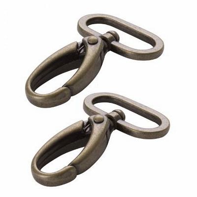 Swiv HK fl 1.5in Antiq BR 2pc