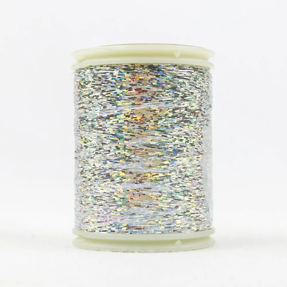 HC8151 - Hologram™ Polyester Slitted Silver Thread WonderFil USA
