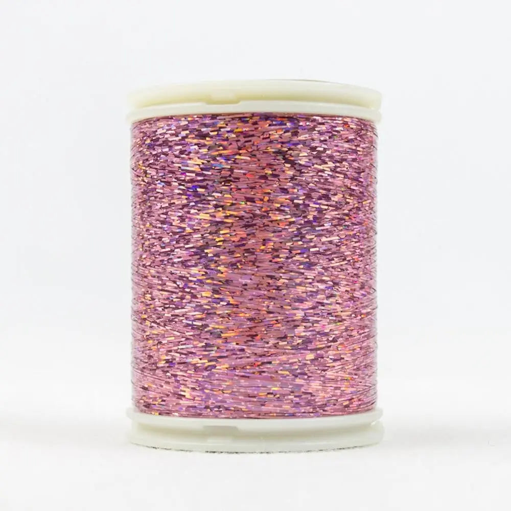 HC8153 - Hologram™ Polyester Slitted Pink Thread WonderFil USA