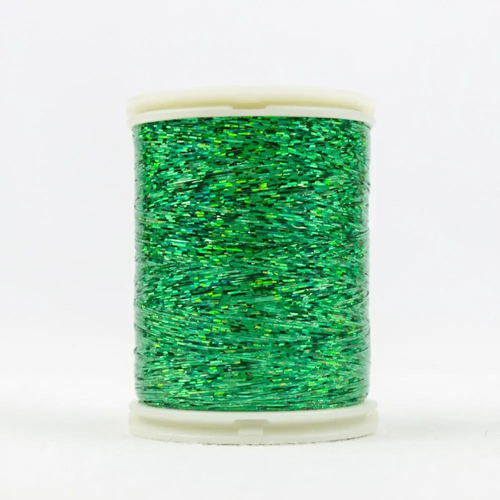 HC8156 - Hologram™ Polyester Slitted Green Thread WonderFil USA
