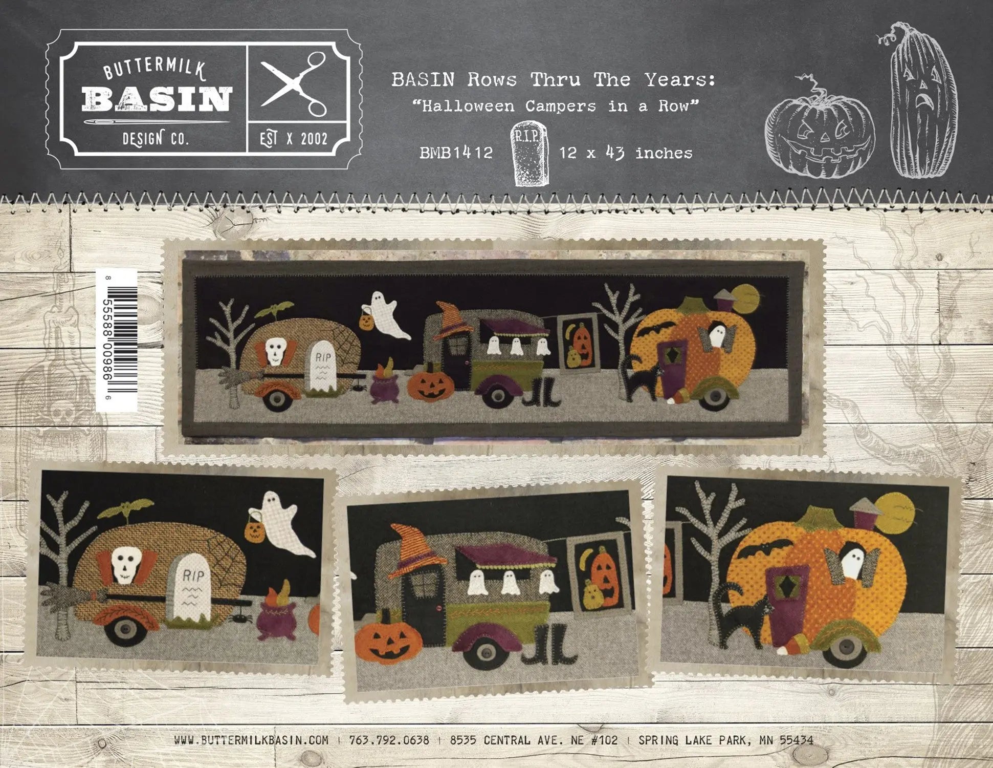 Halloween Campers In A Row Checker Distributor